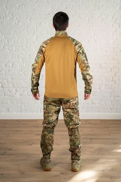 Форма тактична штани з наколінниками та убакс ріп-стоп CoolMax tactical Мультикам Койот (567) , 2XL - зображення 2