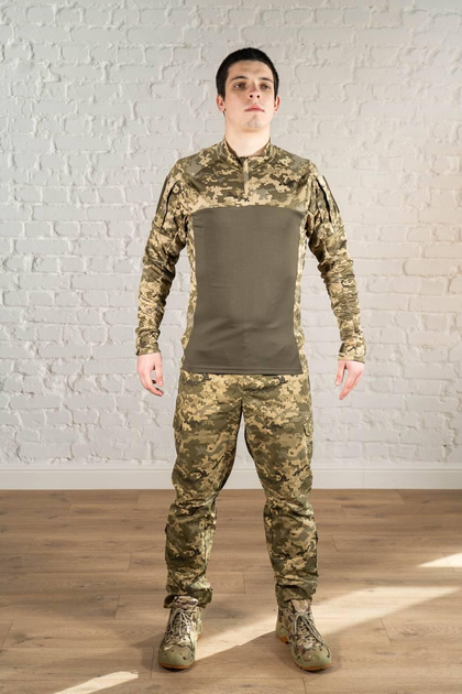 Форма тактическая штаны с убаксом tactical CoolMax рип-стоп Пиксель Олива (603) , M - изображение 1