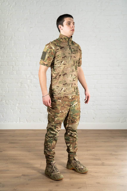 Форма армейская убакс с коротким рукавом и брюки CoolMax рип-стоп tactical Мультикам (589) , M - изображение 2