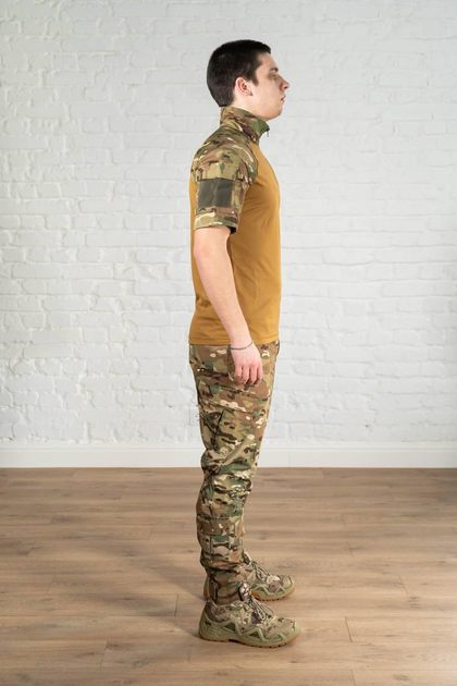 Тактична форма штани та убакс з коротким рукавом CoolMax ріп-стоп tactical Мультикам Койот (591) , XL - зображення 2