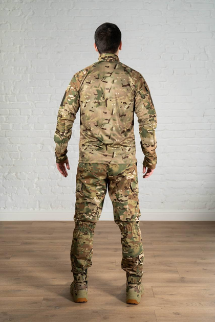 Армейская форма брюки с наколенниками и убакс рип-стоп CoolMax tactical Мультикам (565) , L - изображение 2
