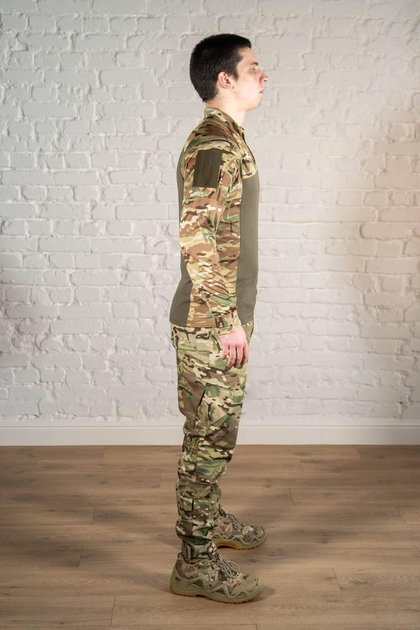 Форма армейская убакс со штанами tactical CoolMax рип-стоп Мультикам Олива (602) , S - изображение 2