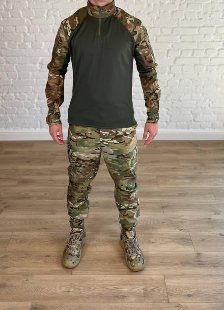 Армейская форма убакс со штанами tactical CoolMax рип-стоп Мультикам Олива (556) , XL - изображение 1