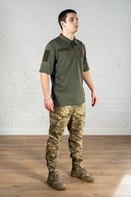 Форма военная поло и брюки CoolMax рип-стоп tactical Пиксель Олива (584) , XL - изображение 2