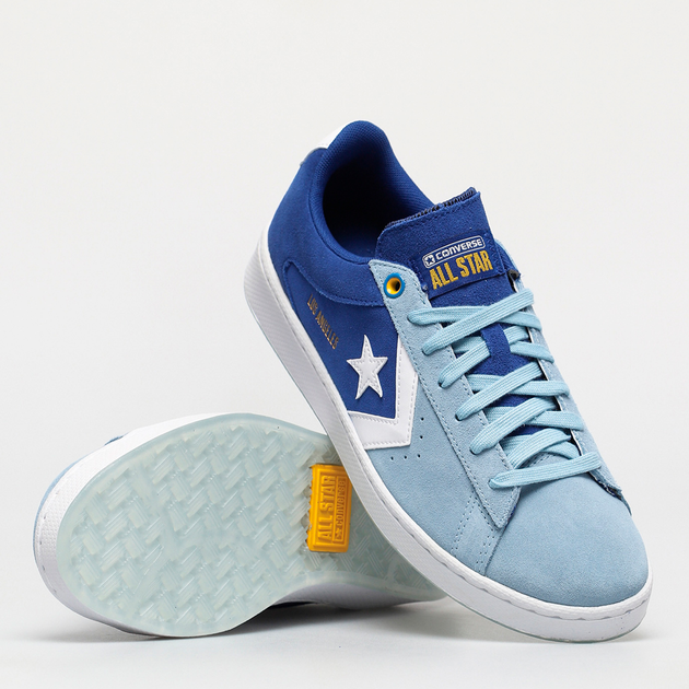 Tenisówki męskie do kostki Converse Pro Leather Gold Standard - Rubber Rand 170239C 46 Błękitne (194432709874) - obraz 6