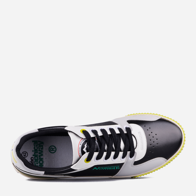 Sneakersy męskie do kostki Geographical Norway GNM21103-01 45 Czarne (8445377017107) - obraz 4