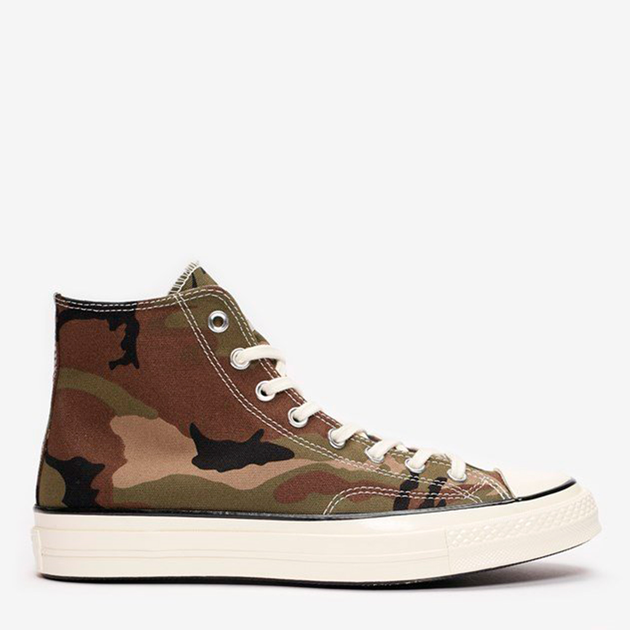 Чоловічі кеди високі Converse Carhartt WIP Chuck 70 Hi 169221C 41.5 26.5 см Камуфляж (194432693296) - зображення 1