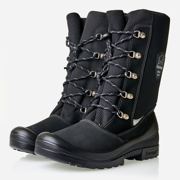 Чоловічі чоботи високі Kuoma Ricky black 1716-03 45 29.4 см Чорні (6410901808454) - зображення 2