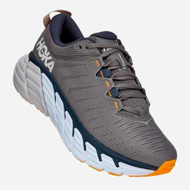 Чоловічі кросівки для бігу HOKA ONE ONE Gaviota 3 1113520 42 Сірі (194715337909) - зображення 2
