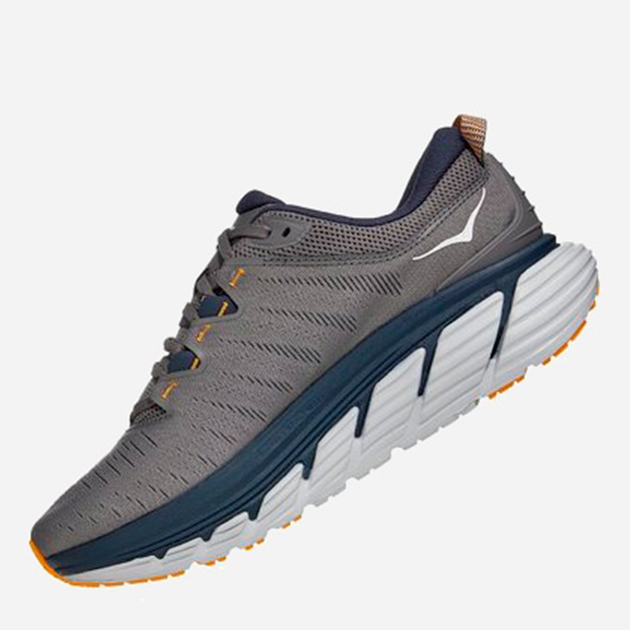 Чоловічі кросівки для бігу HOKA ONE ONE Gaviota 3 1113520 42 Сірі (194715337909) - зображення 3