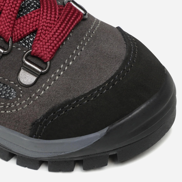 Buty trekkingowe damskie niskie Olang Tarvisio.Tex 812 36 23 cm Ciemnoszare z bordowym (8026556604099) - obraz 5