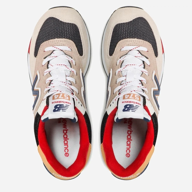 Чоловічі кросівки New Balance 574 ML574LC2 44 (10US) 28 см Білий/Синій (195907857359) - зображення 6