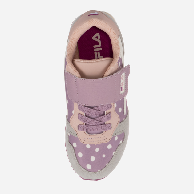 Buty sportowe dziecięce dla dziewczynki na rzepy Fila FFK0036-43067 35 22.2 cm Fioletowe (8719477717732) - obraz 3