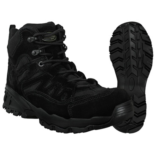 Черевики тактичні MIL-TEC Squad Boots 5 Inch Black 42 (270 мм) - зображення 1