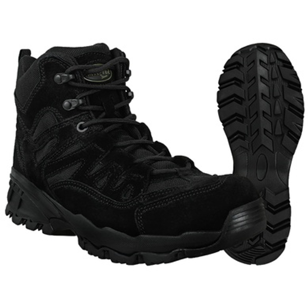 Ботинки тактические MIL-TEC Squad Boots 5 Inch Black 40 (255 мм) - изображение 1