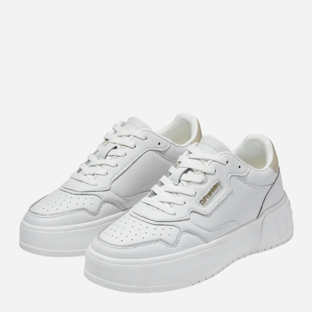 Sneakersy damskie na platformie D.Franklin Court Basic DFSH321080 36 (5US/3.5UK) 23.3 cm Białe (8445333381259) - obraz 3