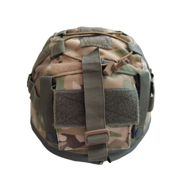 Кавер-чохол на тактичний шолом MICH універсальний з підсумком для АКБ (cover-mich-ua-zsu) - зображення 2