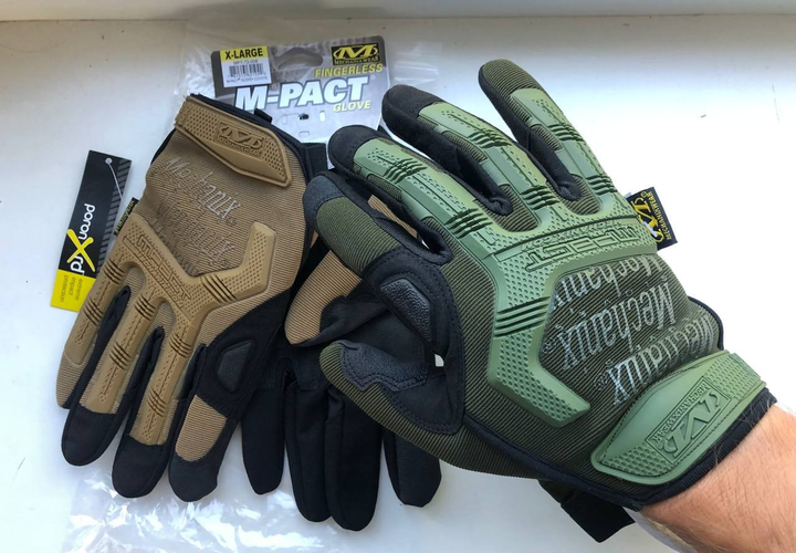 Тактические перчатки и рукавицы Mechanix L размер, перчатки тактические штурмовые олива для ВСУ - изображение 1