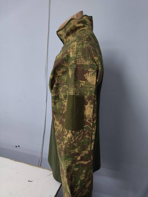 Тактическая рубашка убакс ubacs мужская боевая военная рубашка для ЗСУ размер 48 цвет хищник - изображение 2