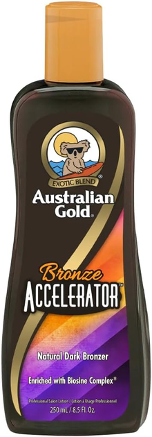 Лосьйон-пришвидшувач засмаги Australian Gold Accelerator Natural Dark Tanning Bronzer 250 мл (0054402290019) - зображення 1