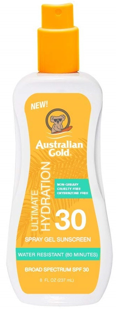 Spray do ciała Australian Gold Ultimate Hydration SPF 30 przeciwsłoneczny 237 ml (0054402720936) - obraz 1