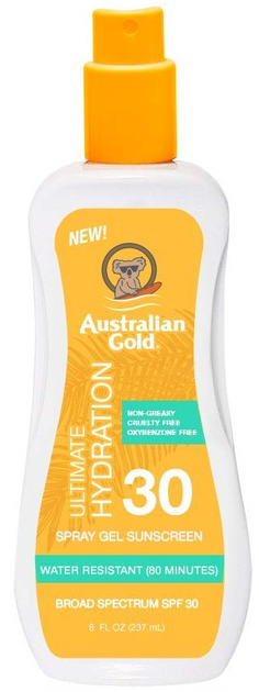 Спрей для тіла Australian Gold Ultimate Hydration SPF 30 сонцезахисний 237 мл (0054402720936) - зображення 1