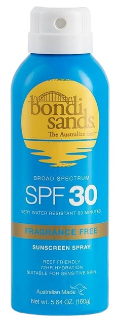 Spray przeciwsłoneczny Bondi Sands Sunscreen Spray SPF 30 bezzapachowy 193 ml (0810020171044) - obraz 1
