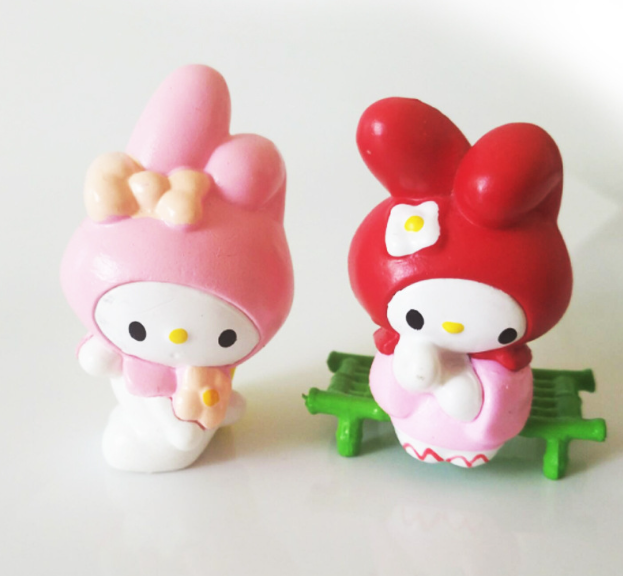 Набор фигурок Куроми (Kuromi ) геншен, манги, hello kitty, Санрио Китти , Мелоди игровые наборы 6шт (AN)31203 - изображение 3