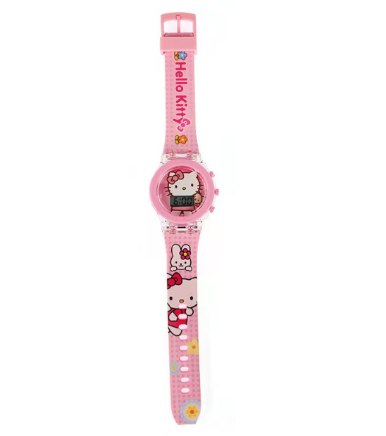 Детские электронные наручные часы с подсветкой 2 в 1 "Hello Kitty (Хеллоу Китти)" розовый Light Watch (AN)20487 - Фото 2 Детские электронные наручные часы с подсветкой 2 в 1 "Hello Kitty (Хеллоу Китти)" розовый Light Watch (AN)20487 - изображение 2