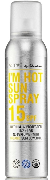 Spray przeciwsłoneczny Active By Charlotte I'm Hot SPF 15 150 ml (5711914154790) - obraz 1