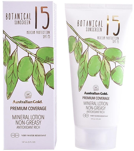 Сонцезахисний лосьйон Australian Gold Botanical Sunscreen SPF 15 147 мл (0054402720080) - зображення 2