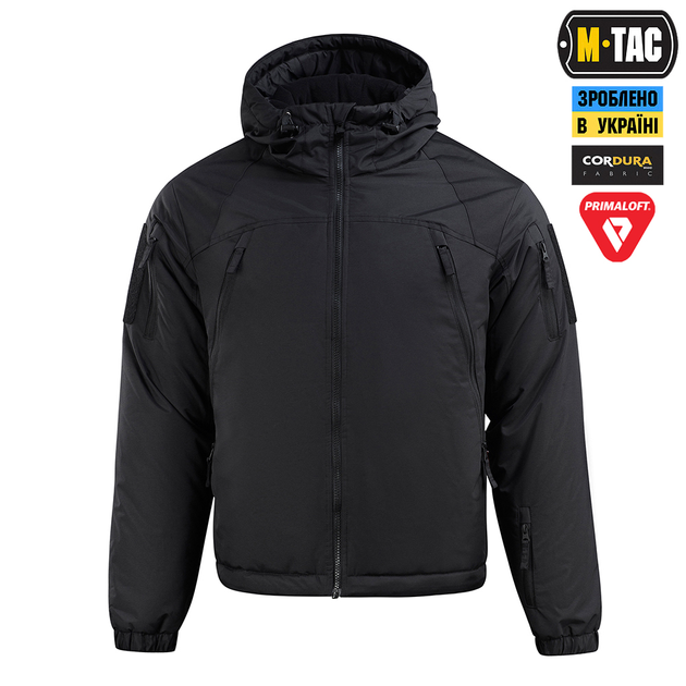 Куртка M-Tac зимняя Alpha Gen.III Pro Primaloft Black (сорт 2) S/R - изображение 2