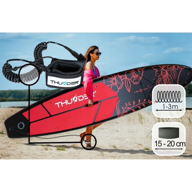 Надувна дошка SUP THUNDER Moth 320 см з веслом - зображення 8