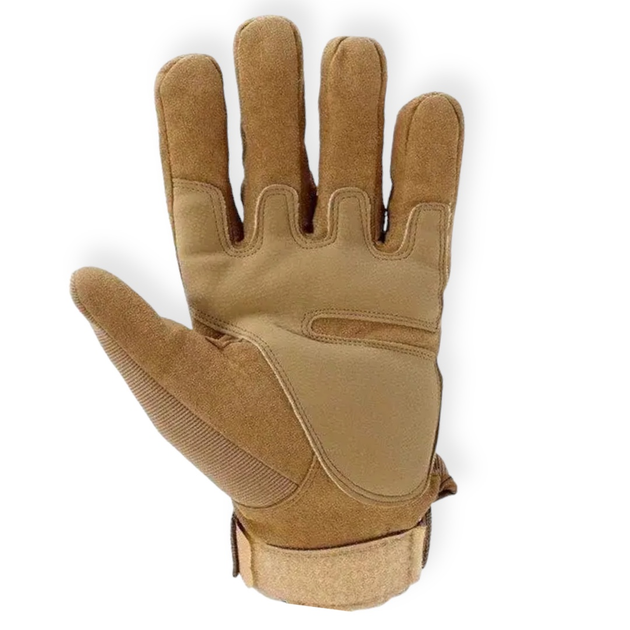 Тактические полнопалые перчатки цвет Койот, XL - изображение 2