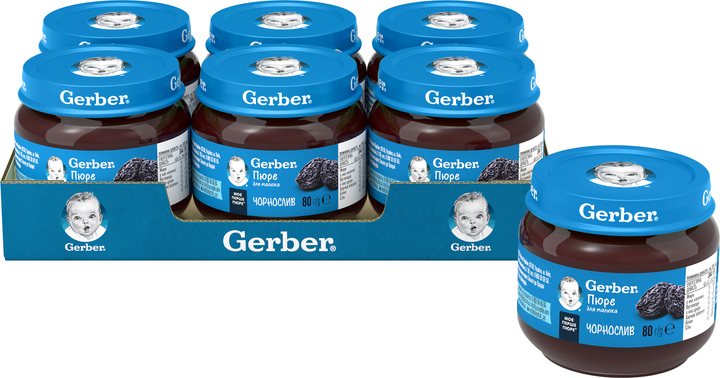 Пюре Gerber яблоко 80 г От 4 месяцев