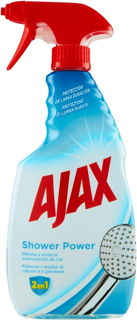 Спрей для очищення ванної Ajax Shower Power Limpiador Ducha Pistola 500 мл (4011200525909) - зображення 1