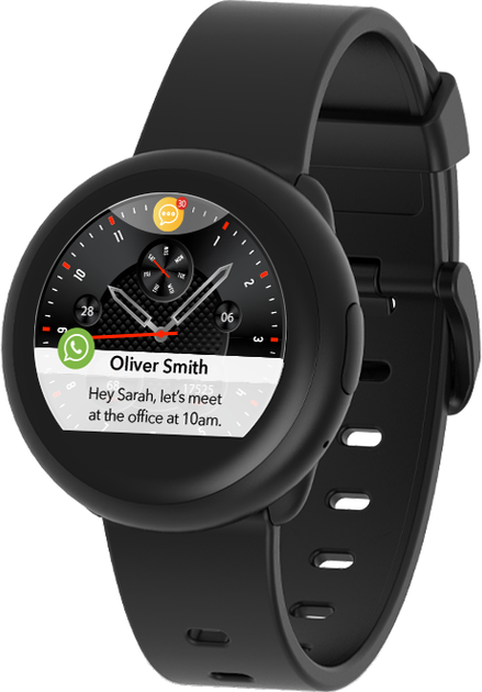 Smartwatch MyKronoz ZeRound3 Lite Czarny (7640158014677) - obraz 2