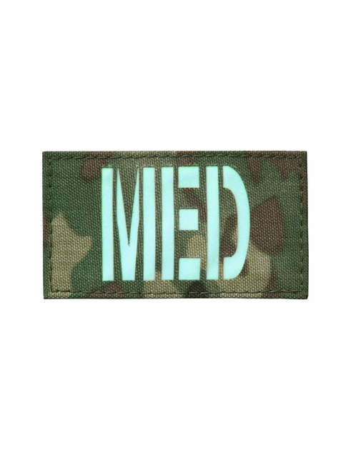 Шеврон патч " Бойовий медик МЕD камуфляж " на липучці велкро - зображення 1