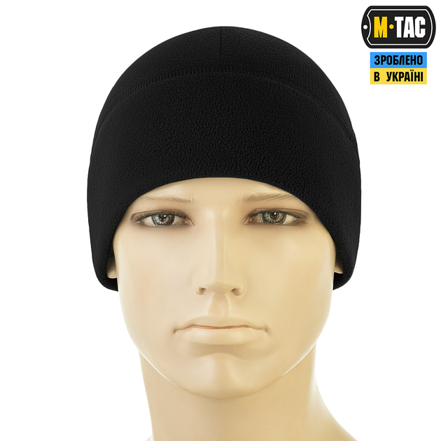 M-Tac шапка Watch Cap Elite фліс (320г/м2) with Slimtex Black S - зображення 2