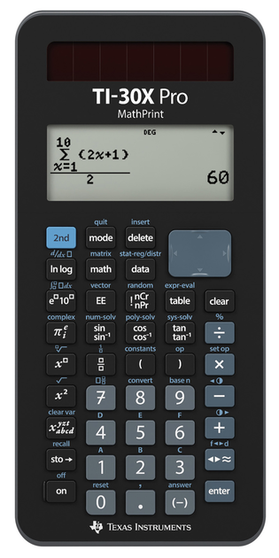 Калькулятор Texas Instruments TI-30X Pro Mathprint Scientific (TI ...