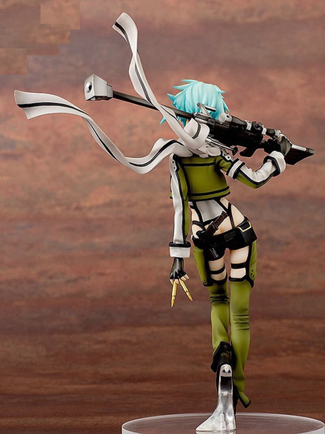 Аниме фигурка Sword Art Online, Мастера меча онлайн Sinon, 24 см