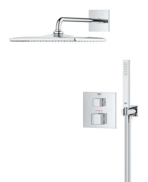 Душова система прихованого монтажу Grohe Grohtherm Cube (34868000) - зображення 2