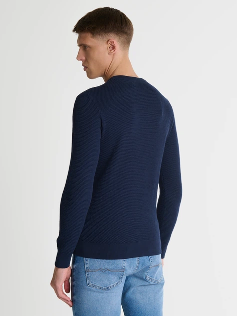 Sweter męski bawełniany Big Star Reylon M Ciemnoniebieski (5900714698843) - obraz 2