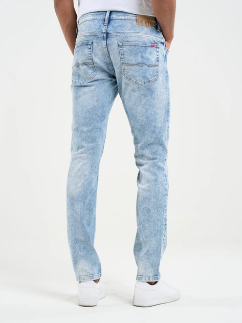 Джинси Slim fit чоловічі Big Star Jeffray W33L36 Блакитні (5900714703349) - зображення 2