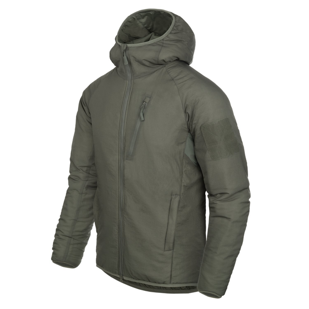 Куртка Helikon-Tex WOLFHOUND Hoodie® - Climashield® Apex 67g, Alpha green S/Regular (KU-WLH-NL-36) - зображення 1