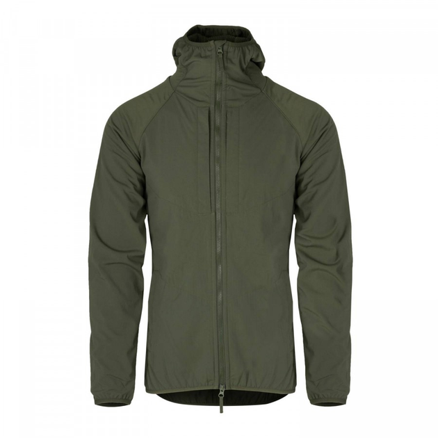 Куртка Helikon-Tex URBAN HYBRID SOFTSHELL - StormStretch, Taiga green XS/Regular (KU-UHS-NL-09) - изображение 2