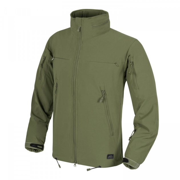 Куртка Helikon-Tex Cougar Qsa + Hid - Soft Shell Windblocker, Olive green 3XL/Regular (KU-CGR-SM-02) - изображение 1
