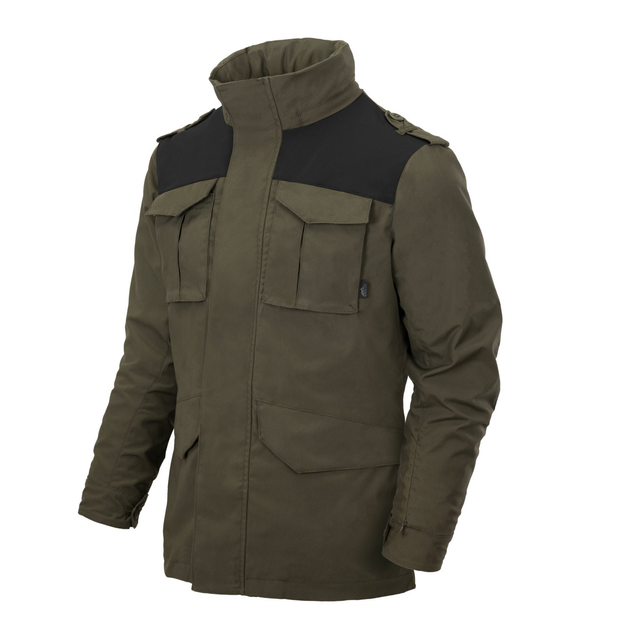 Куртка Helikon-Tex Covert M-65 Jacket®, Taiga green/Black S/Regular (KU-C65-DC-0901A) - изображение 1
