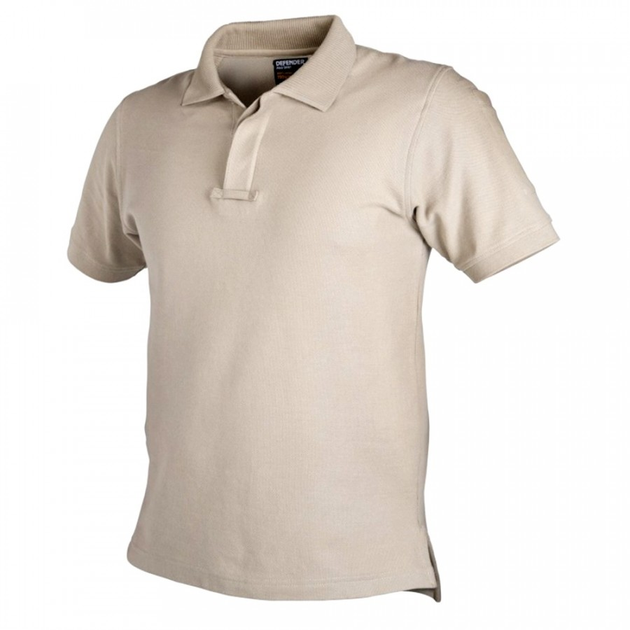 Футболка Helikon-Tex DEFENDER Polo, Khaki XL/Regular (PD-DEF-CO-13) - зображення 1