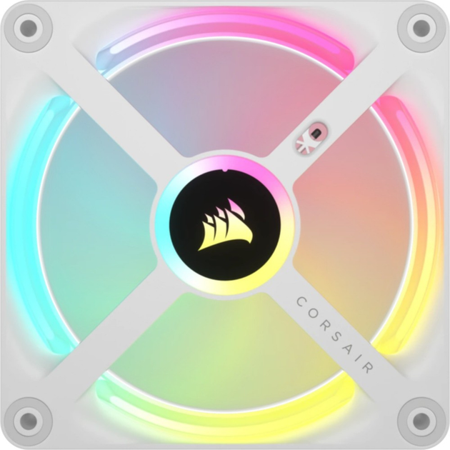 Chłodzenie Corsair iCUE LINK QX120 RGB 120mm PWM (CO-9051005-WW) - obraz 4